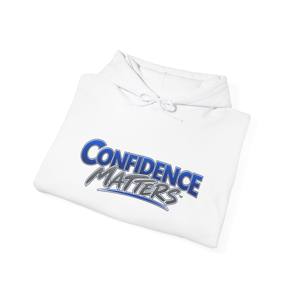 Confidence Matters Hoodie — Motivational Graphic Hooded Sweatshirt