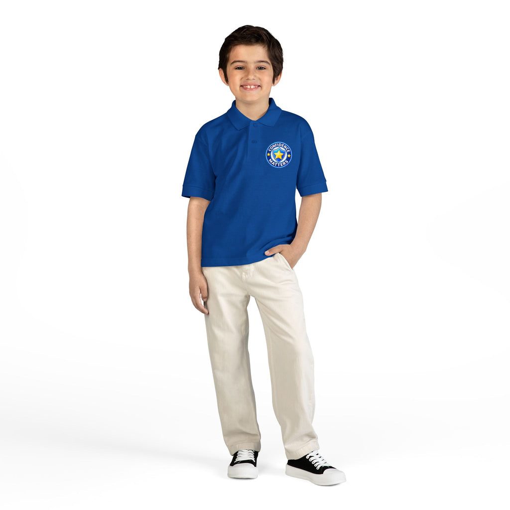Youth Polo - "Student of the Month" Crest School Uniform Shirt