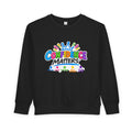 Confidence Matters Toddler Sweatshirt – Colorful Crown Positive Message Kids Pullover