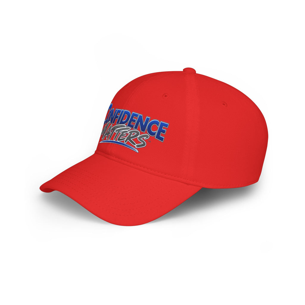 Confidence Matters Baseball Cap — Embroidered Motivational Hat