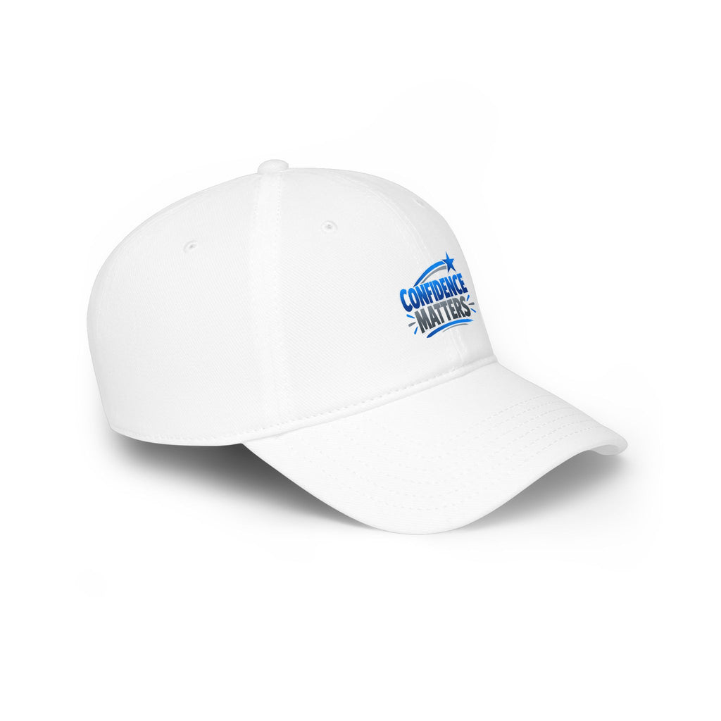 Confidence Matters Baseball Cap — Inspirational Low-Profile Hat