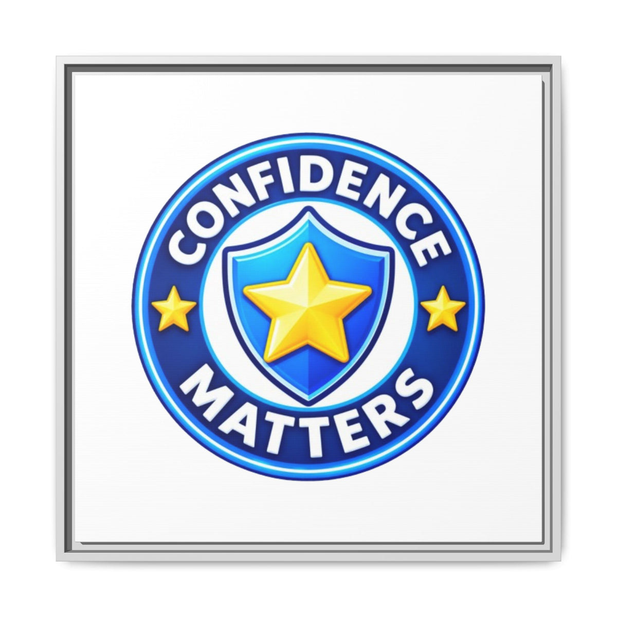 Confidence Matters Framed Canvas Wall Art