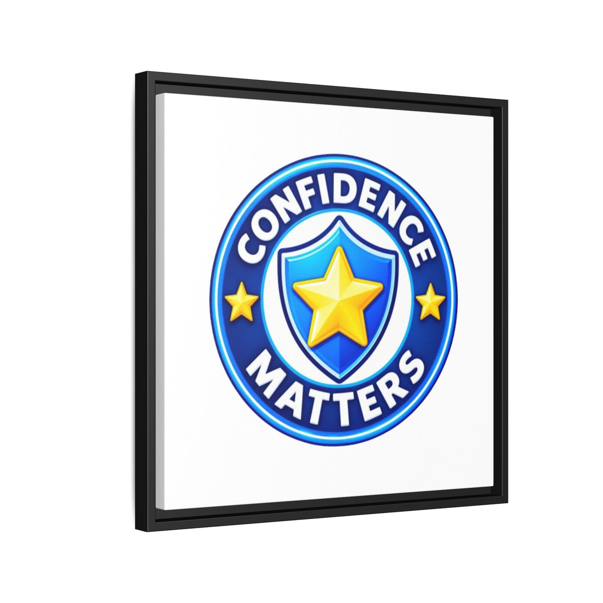 Confidence Matters Framed Canvas Wall Art