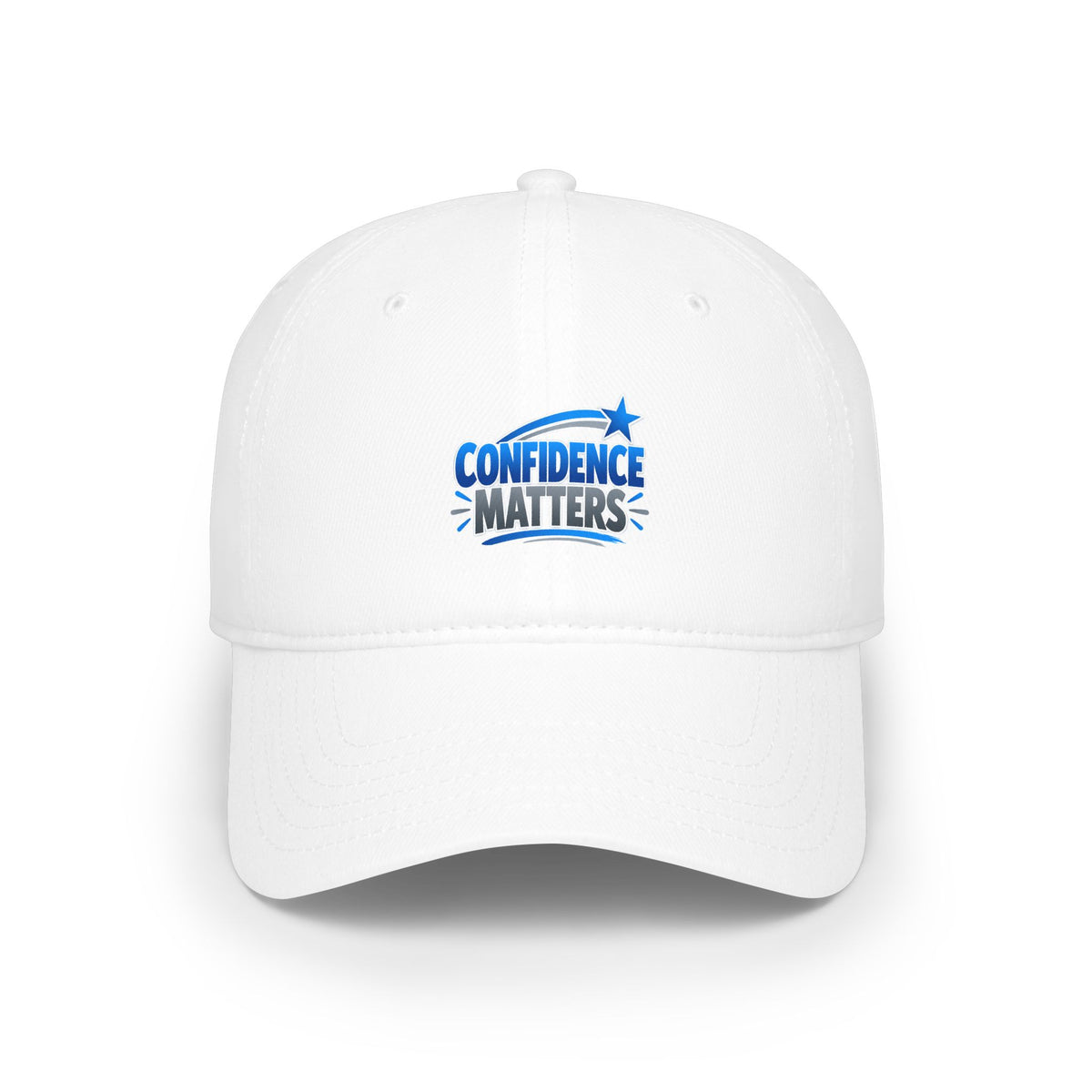 Confidence Matters Baseball Cap — Inspirational Low-Profile Hat