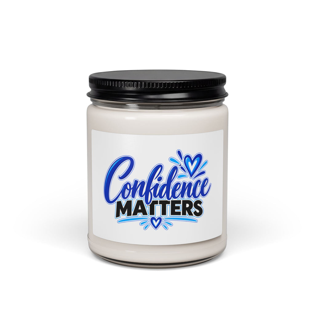 Confidence Matters Soy Candle — Scented 9oz Inspirational Jar Candle