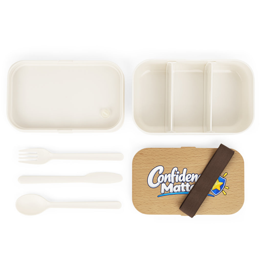 Bento Lunch Box — “Confidence Matters” Motivational Kids Lunchbox