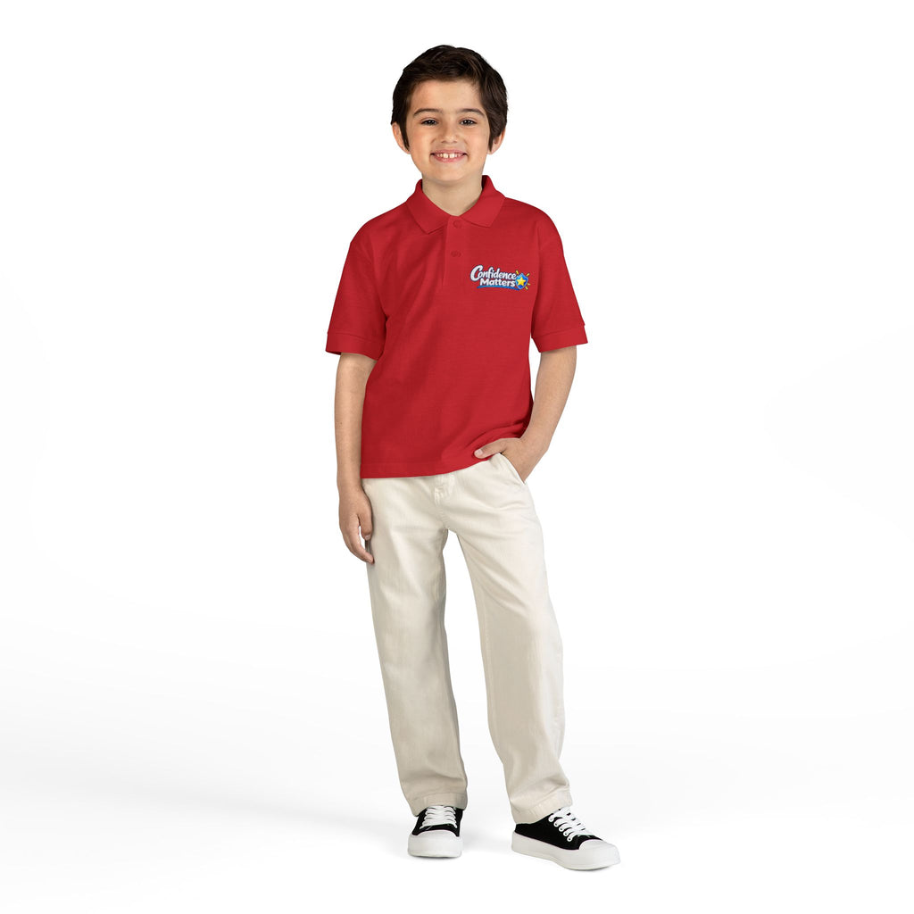 Youth Polo Shirt — Confidence Achievers Logo Embroidered School Uniform
