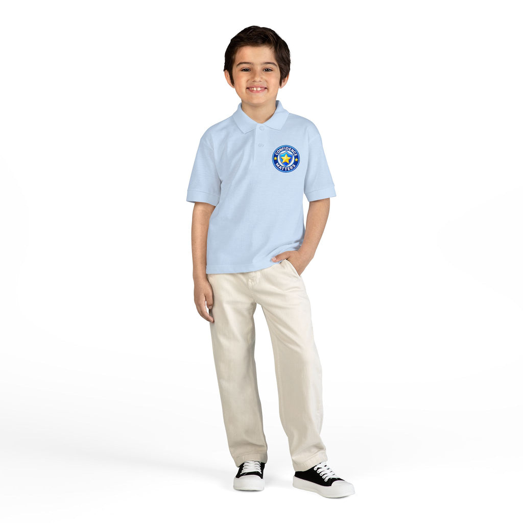 Youth Polo - "Student of the Month" Crest School Uniform Shirt