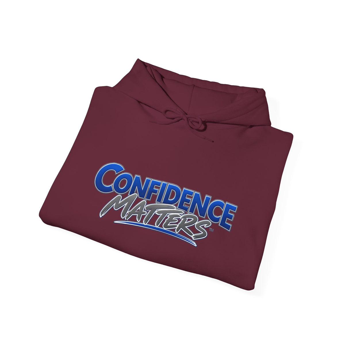 Confidence Matters Hoodie — Motivational Graphic Hooded Sweatshirt