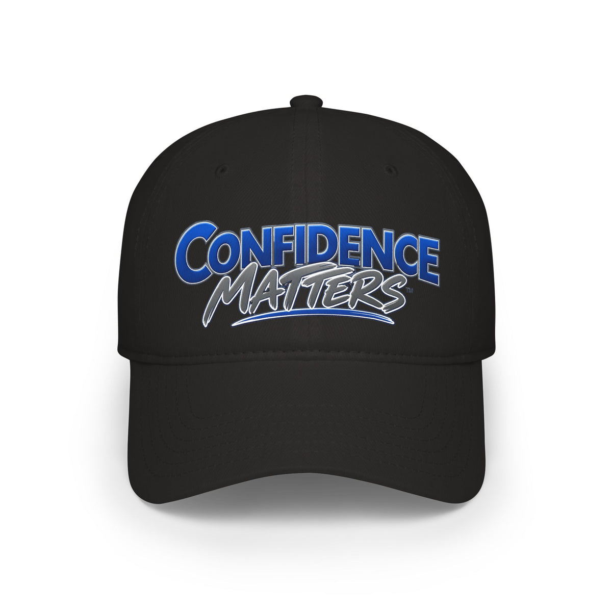 Confidence Matters Baseball Cap — Embroidered Motivational Hat