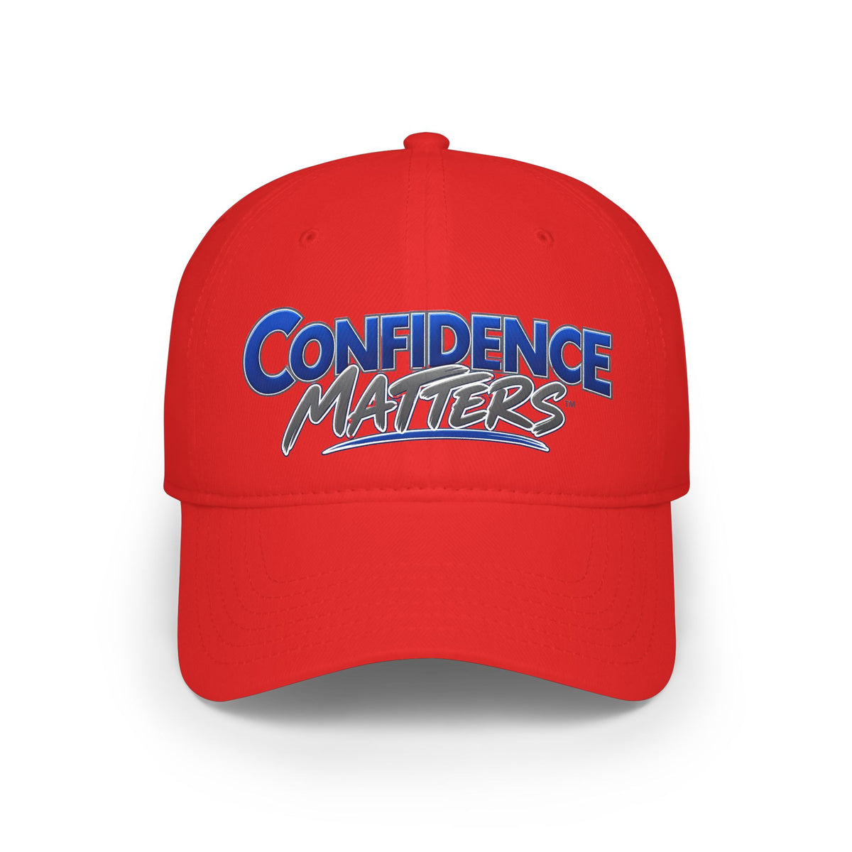 Confidence Matters Baseball Cap — Embroidered Motivational Hat