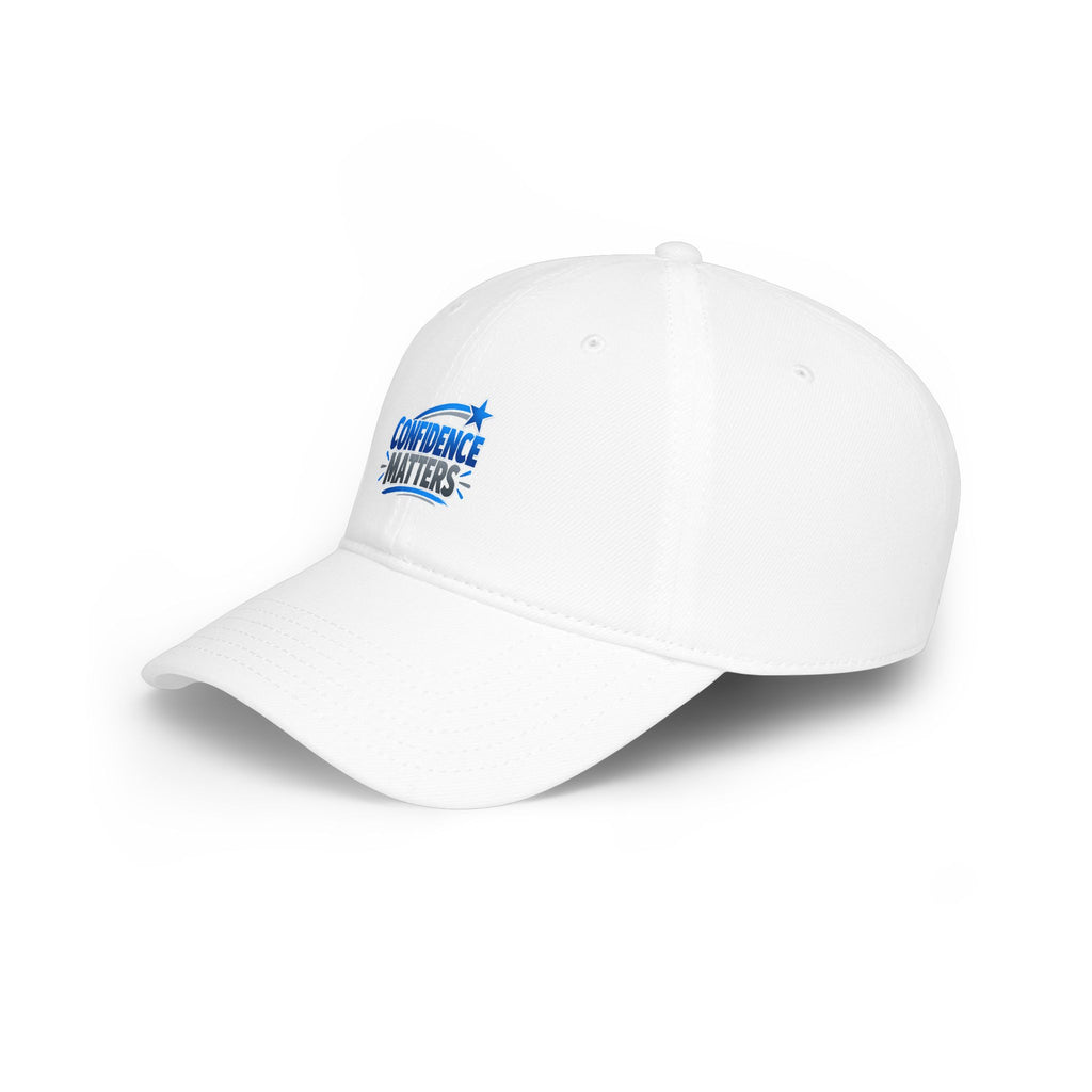 Confidence Matters Baseball Cap — Inspirational Low-Profile Hat