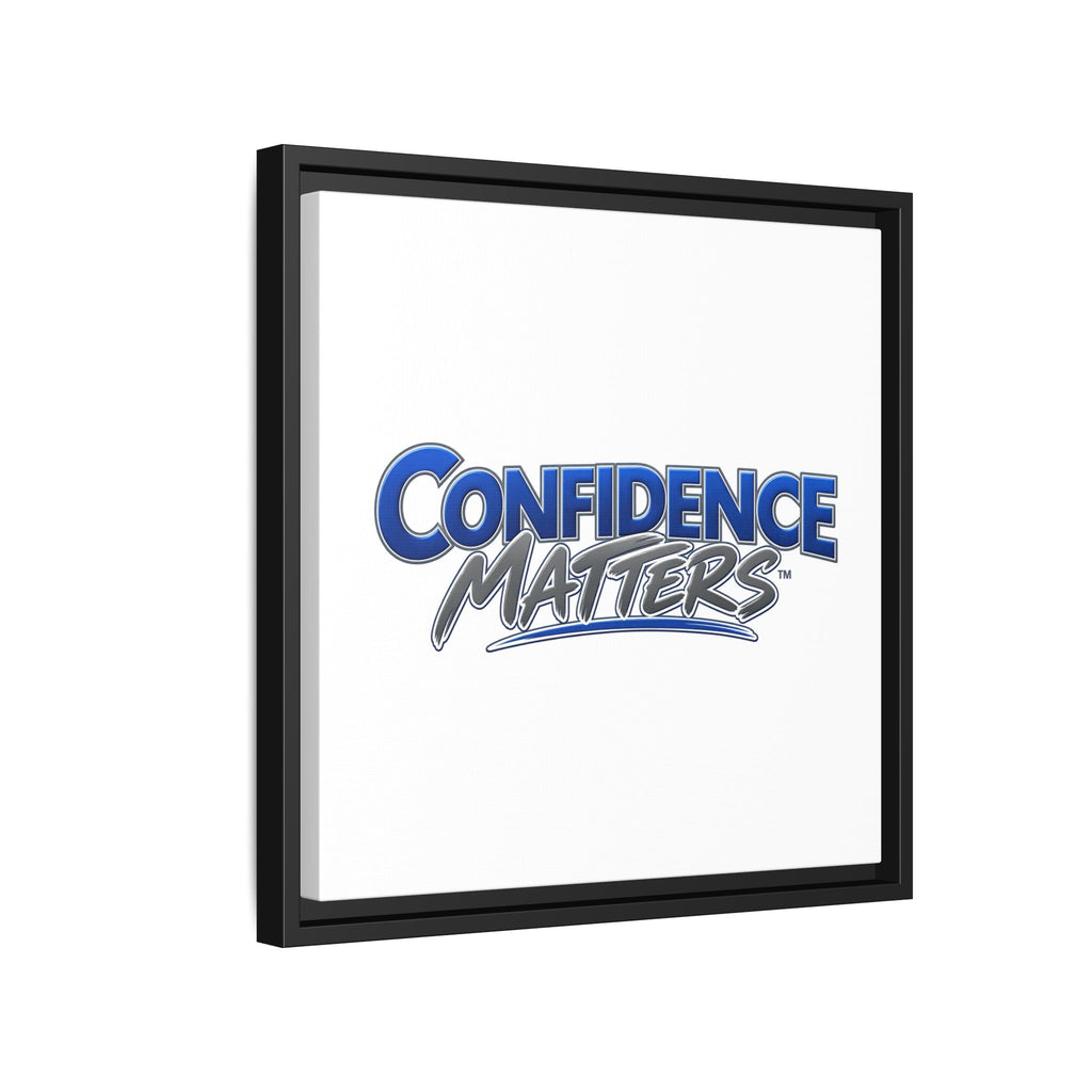 Confidence Matters Framed Canvas Print