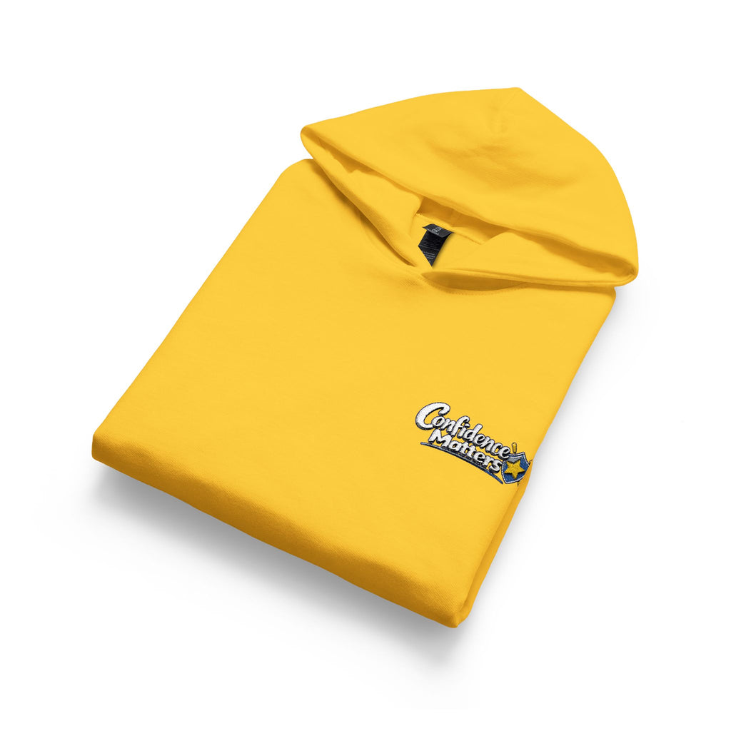 Youth Hoodie - Small Floral 'Believe' Chest Logo Hooded Sweatshirt
