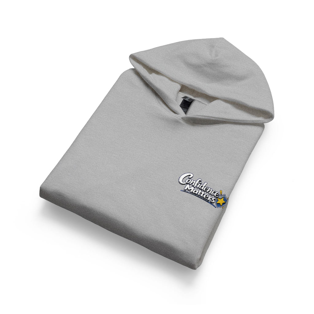 Youth Hoodie - Small Floral 'Believe' Chest Logo Hooded Sweatshirt