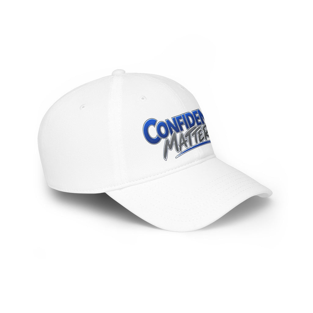 Confidence Matters Baseball Cap — Embroidered Motivational Hat