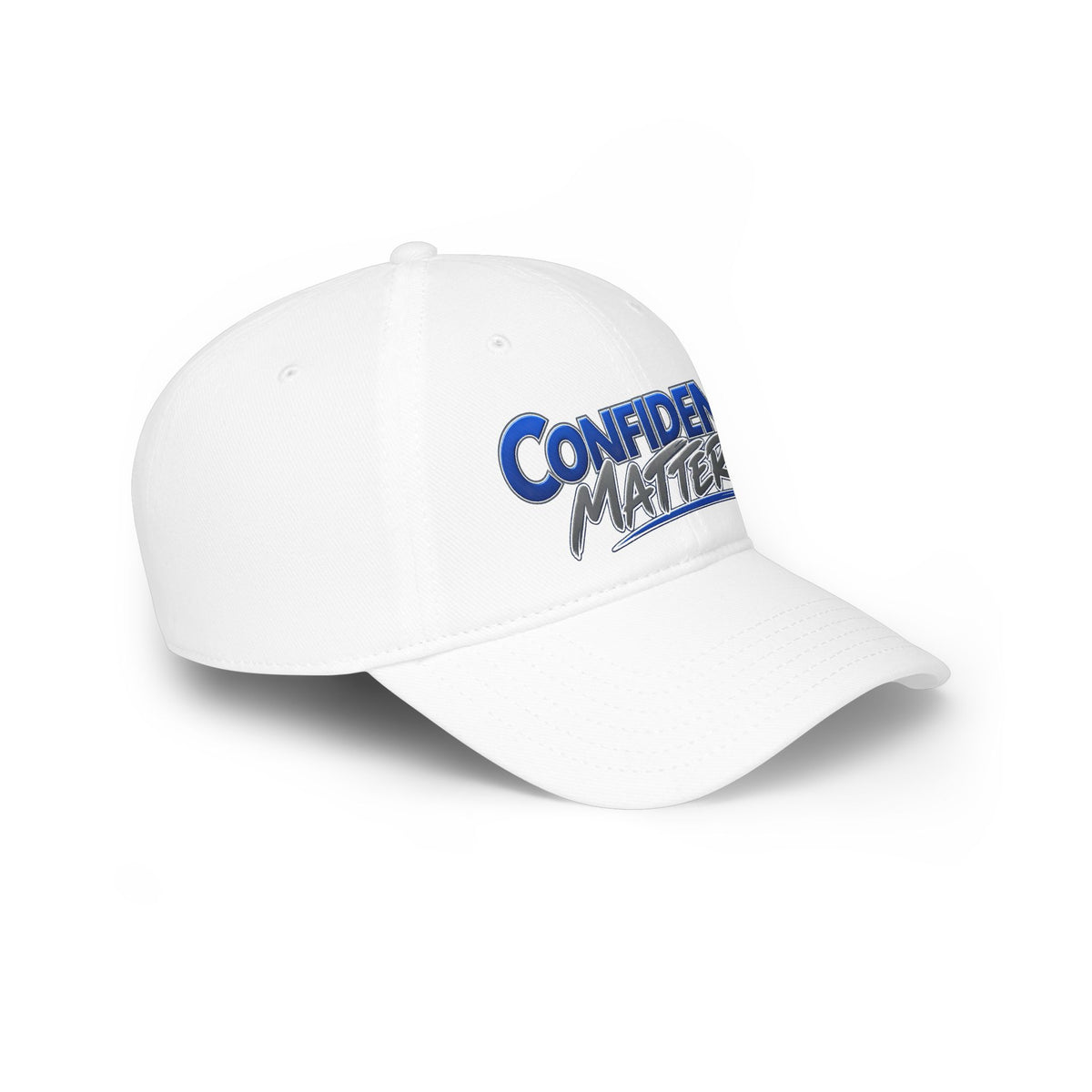 Confidence Matters Baseball Cap — Embroidered Motivational Hat