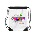 Confidence Matters Drawstring Bag — Colorful Motivational Gym Backpack