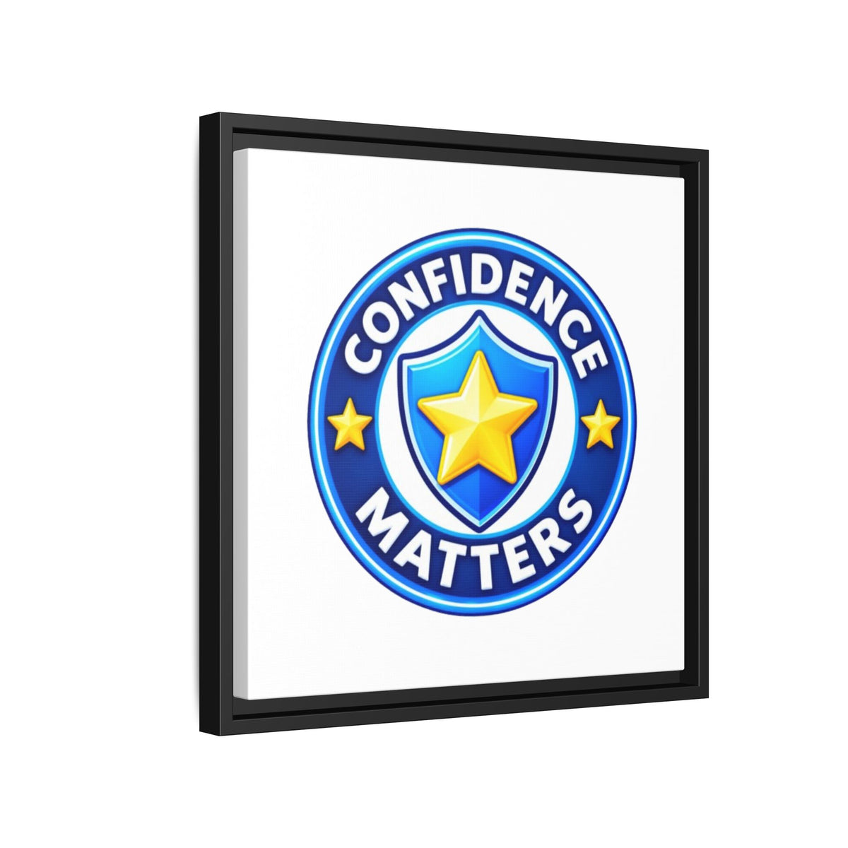 Confidence Matters Framed Canvas Wall Art