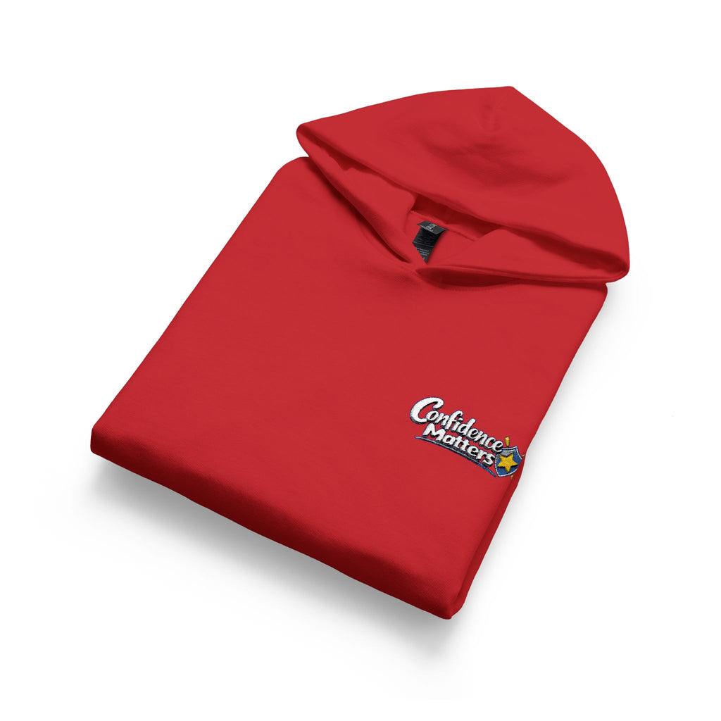 Youth Hoodie - Small Floral 'Believe' Chest Logo Hooded Sweatshirt