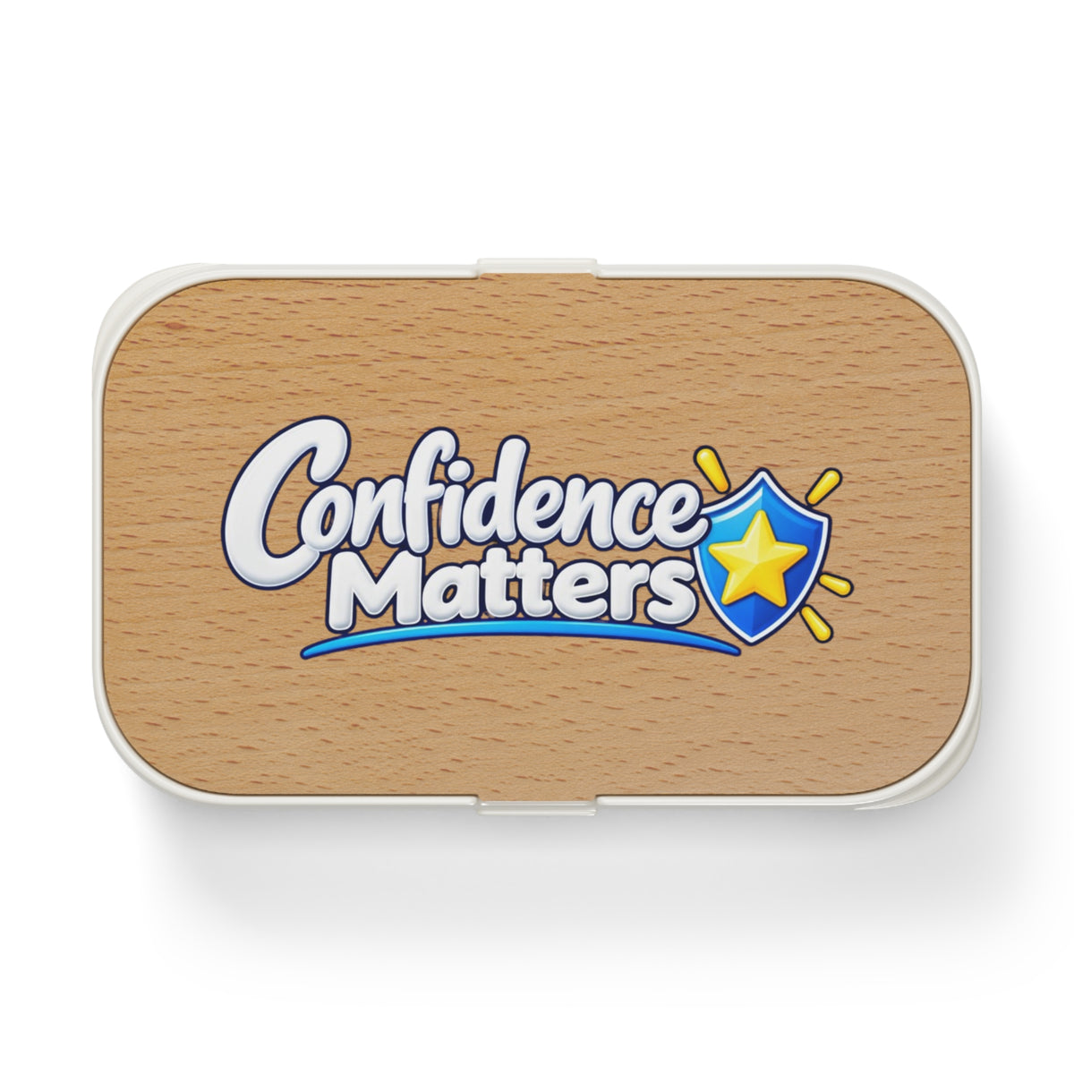 Bento Lunch Box — “Confidence Matters” Motivational Kids Lunchbox