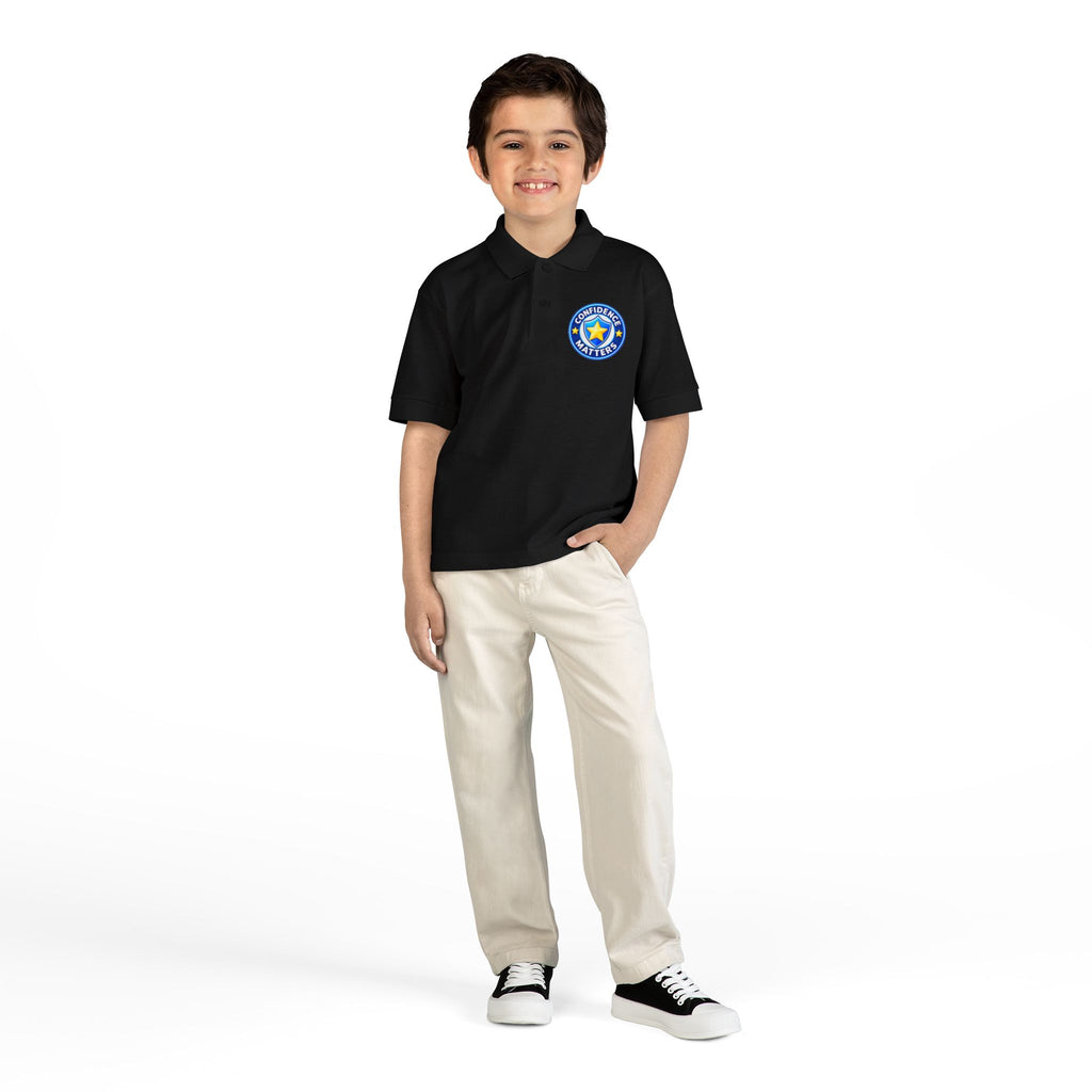 Youth Polo - "Student of the Month" Crest School Uniform Shirt