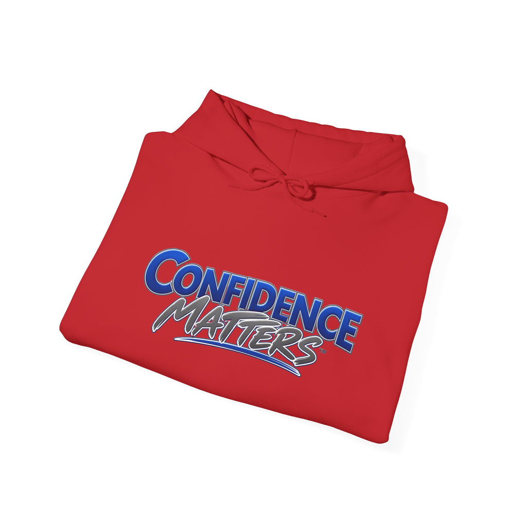 Confidence Matters Hoodie — Motivational Graphic Hooded Sweatshirt