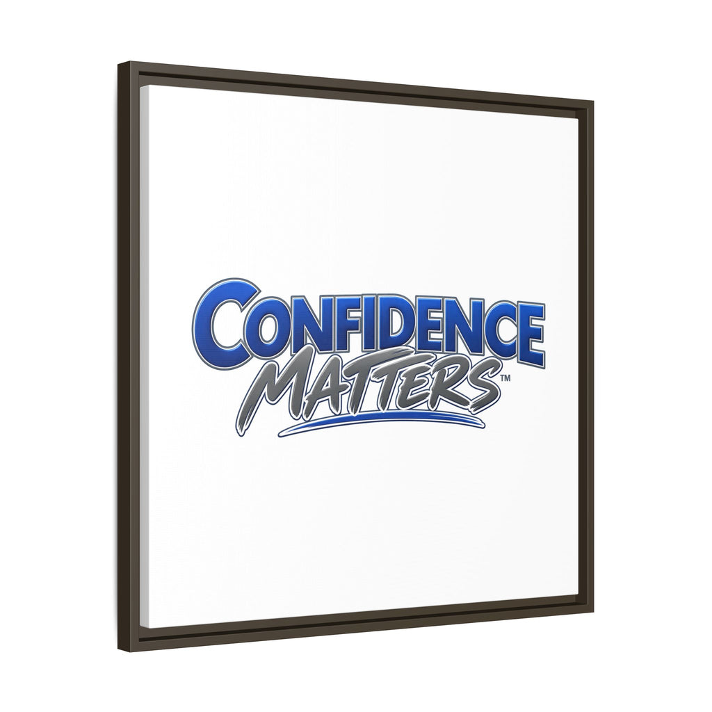 Confidence Matters Framed Canvas Print