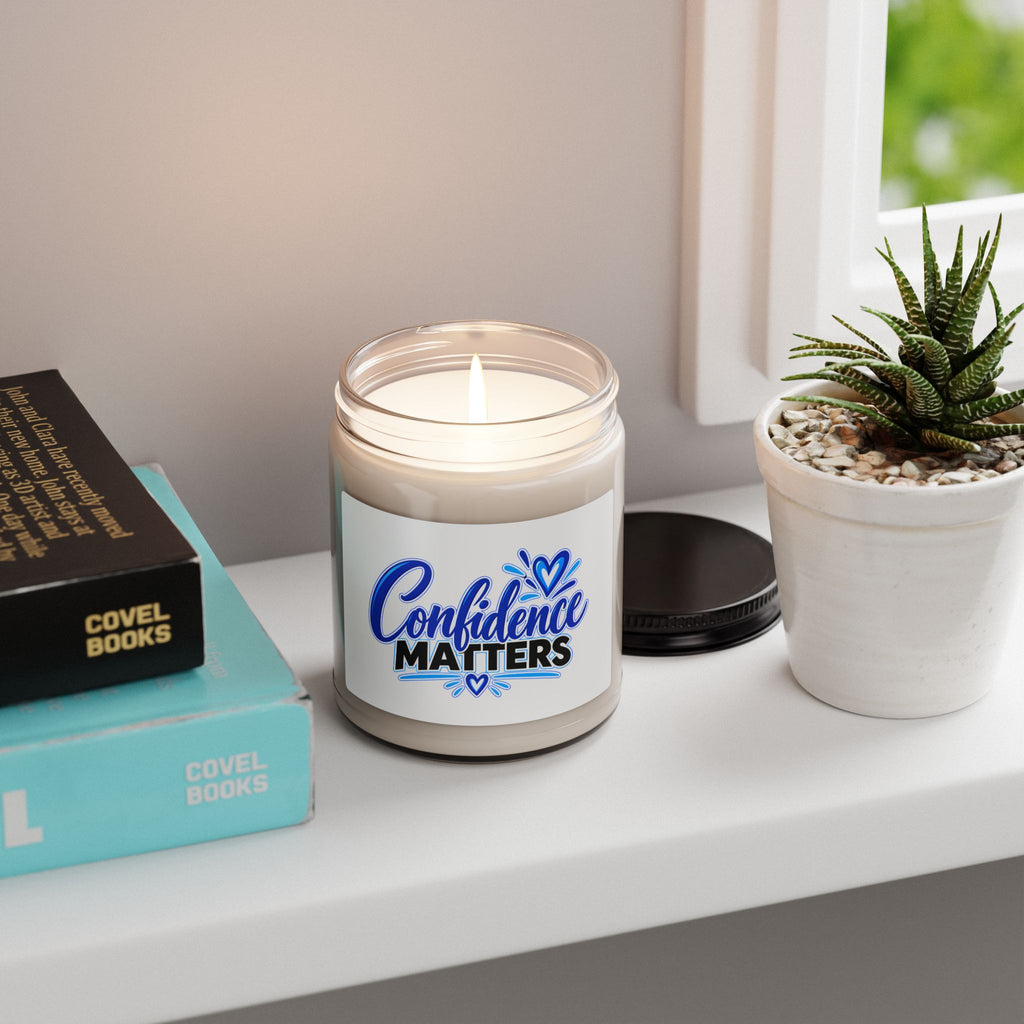 Confidence Matters Soy Candle — Scented 9oz Inspirational Jar Candle