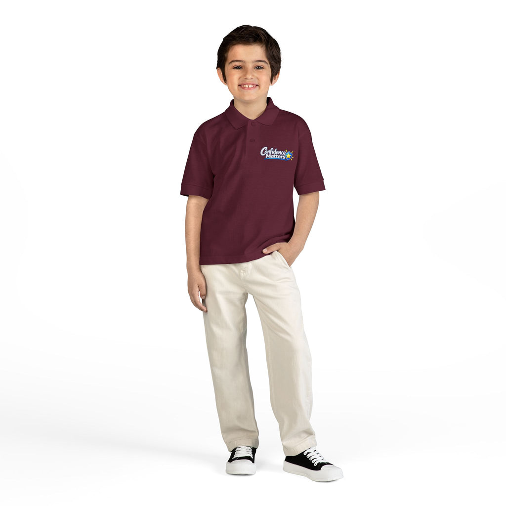 Youth Polo Shirt — Confidence Achievers Logo Embroidered School Uniform