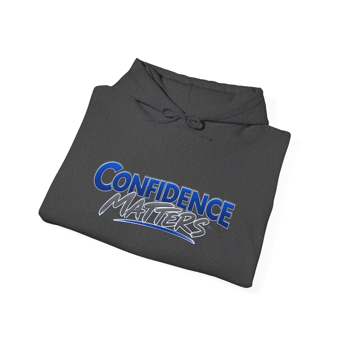 Confidence Matters Hoodie — Motivational Graphic Hooded Sweatshirt