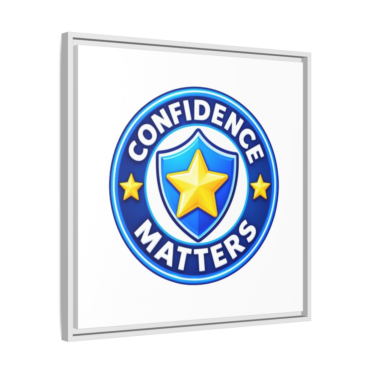 Confidence Matters Framed Canvas Wall Art