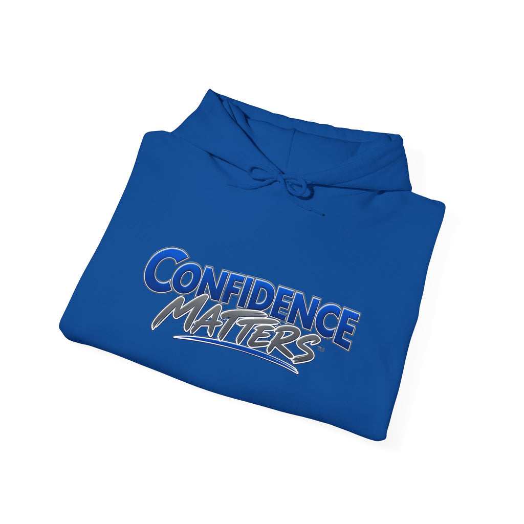 Confidence Matters Hoodie — Motivational Graphic Hooded Sweatshirt