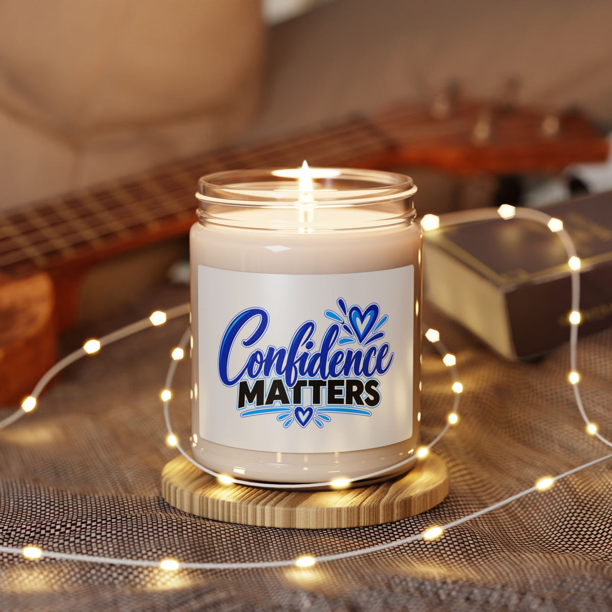 Confidence Matters Soy Candle — Scented 9oz Inspirational Jar Candle