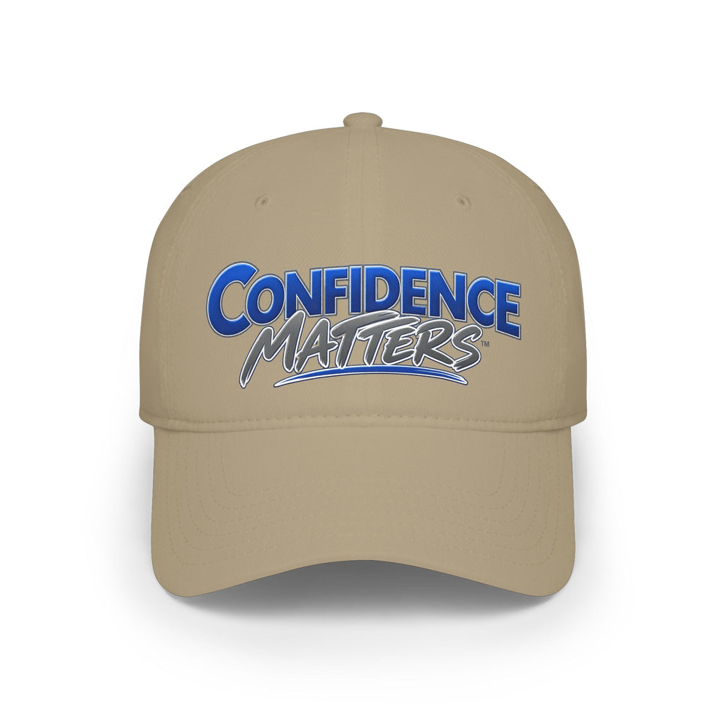 Confidence Matters Baseball Cap — Embroidered Motivational Hat