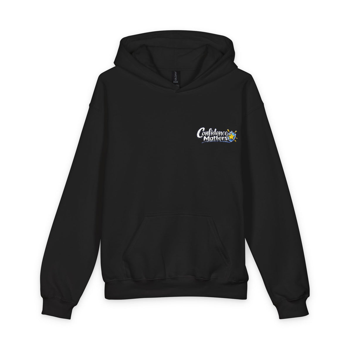 Youth Hoodie - Small Floral 'Believe' Chest Logo Hooded Sweatshirt
