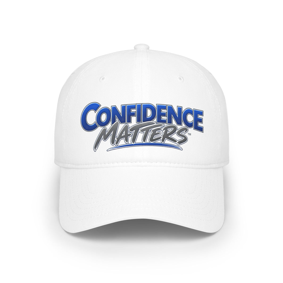 Confidence Matters Baseball Cap — Embroidered Motivational Hat