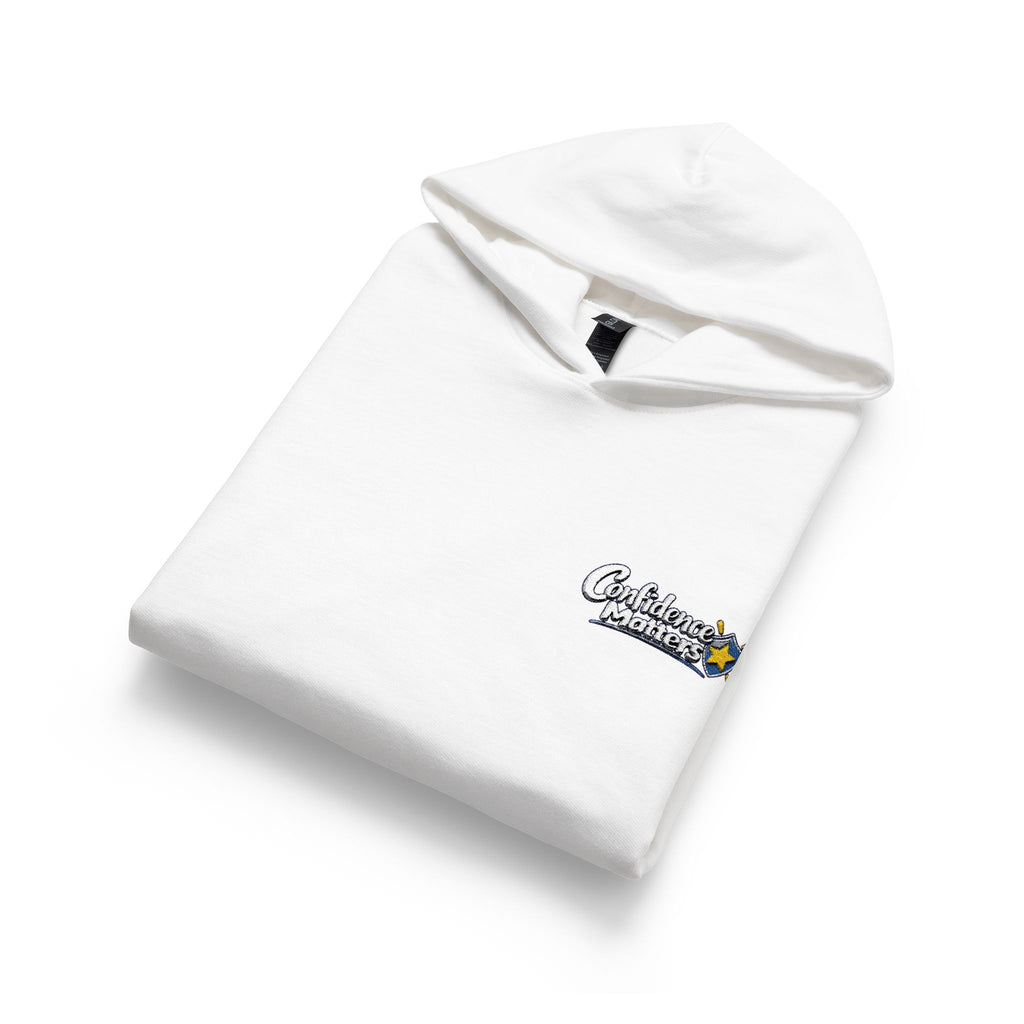 Youth Hoodie - Small Floral 'Believe' Chest Logo Hooded Sweatshirt