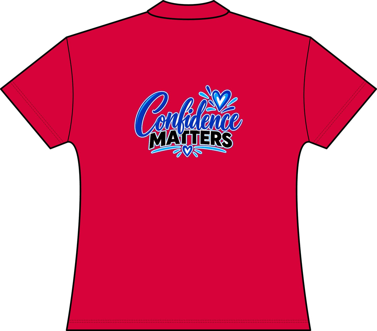 Confidence Matters Women's T‑Shirt — Inspirational Empowerment Graphic Tee