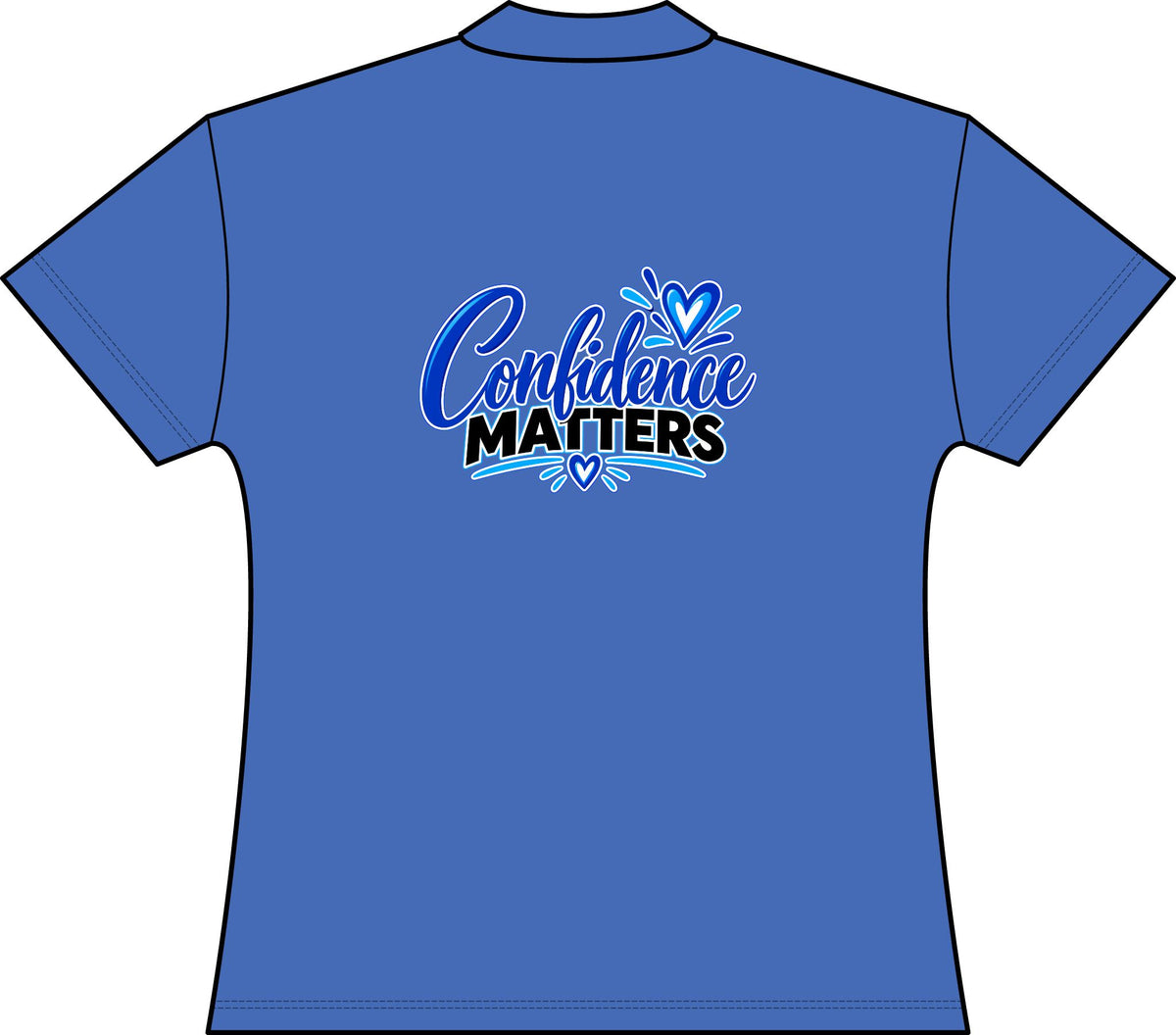Confidence Matters Women's T‑Shirt — Inspirational Empowerment Graphic Tee