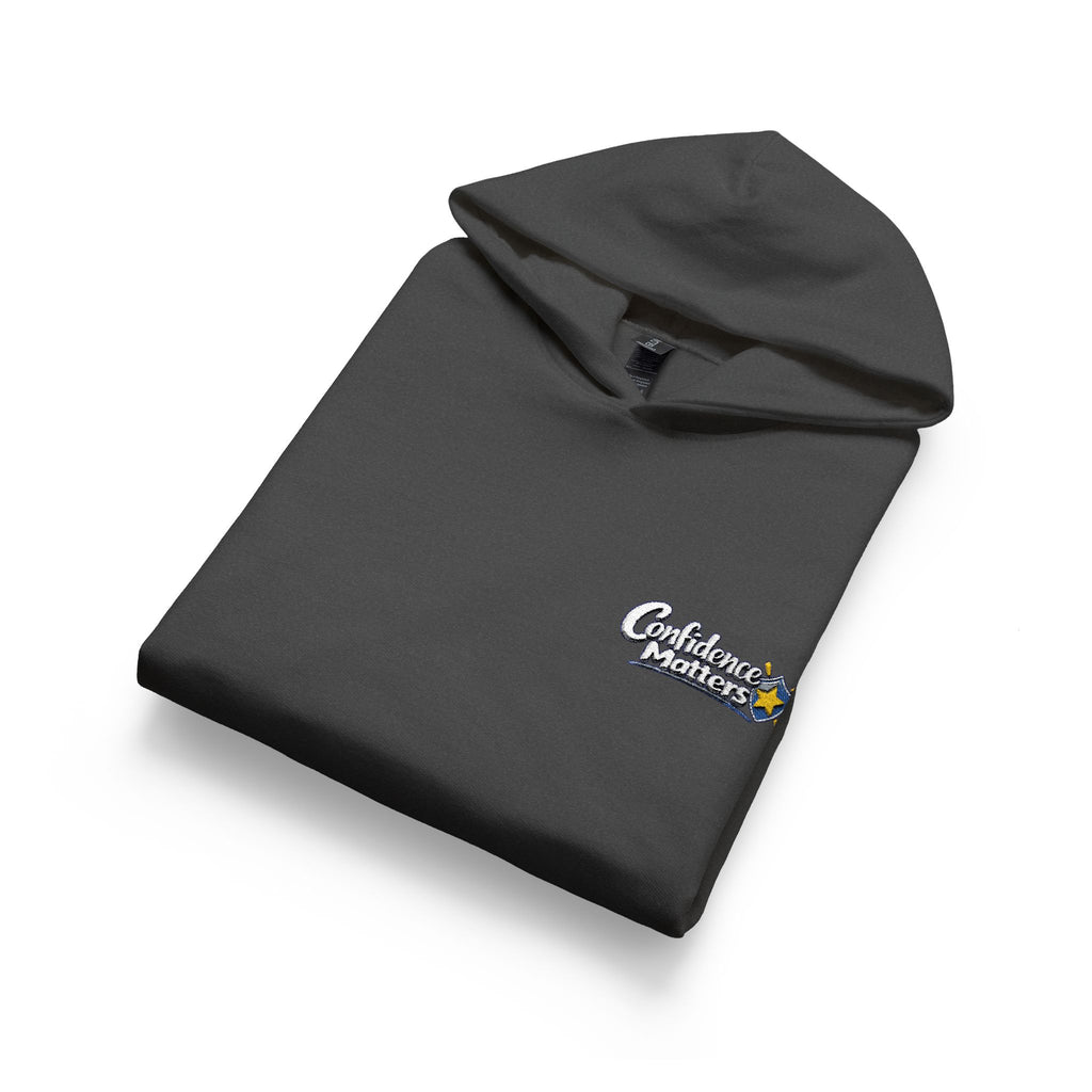 Youth Hoodie - Small Floral 'Believe' Chest Logo Hooded Sweatshirt