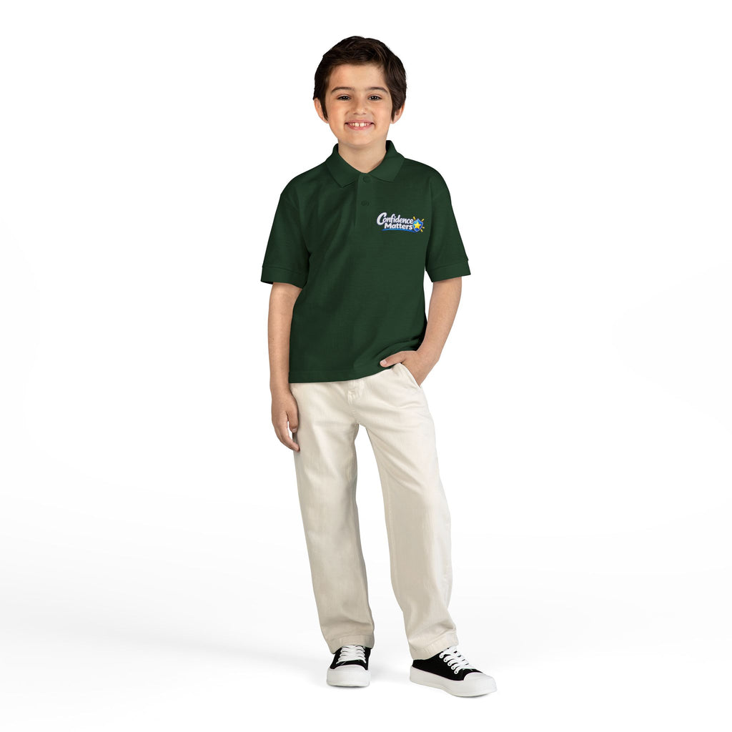 Youth Polo Shirt — Confidence Achievers Logo Embroidered School Uniform