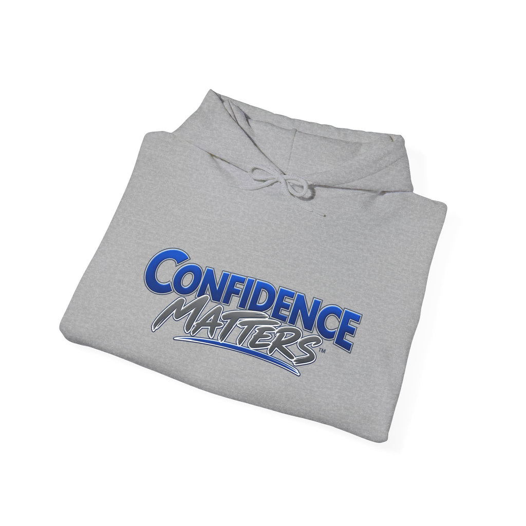 Confidence Matters Hoodie — Motivational Graphic Hooded Sweatshirt