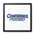 Confidence Matters Framed Canvas Print