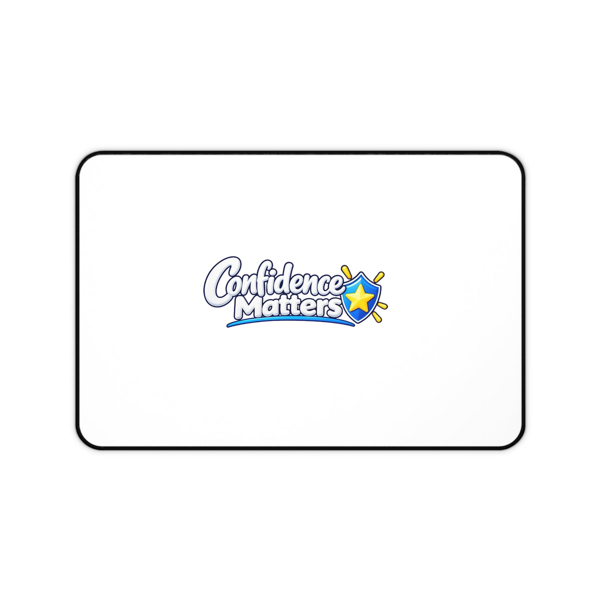 Desk Mat — "Confidence Matters" Motivational Gaming & Office Desk Pad