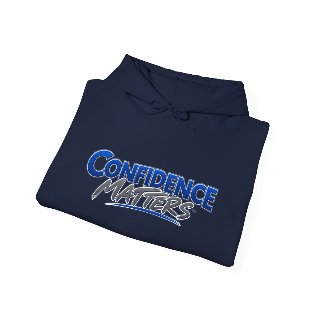 Confidence Matters Hoodie — Motivational Graphic Hooded Sweatshirt