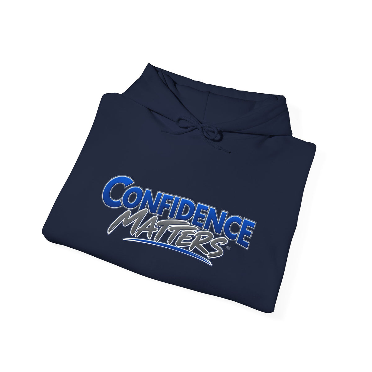Confidence Matters Hoodie — Motivational Graphic Hooded Sweatshirt